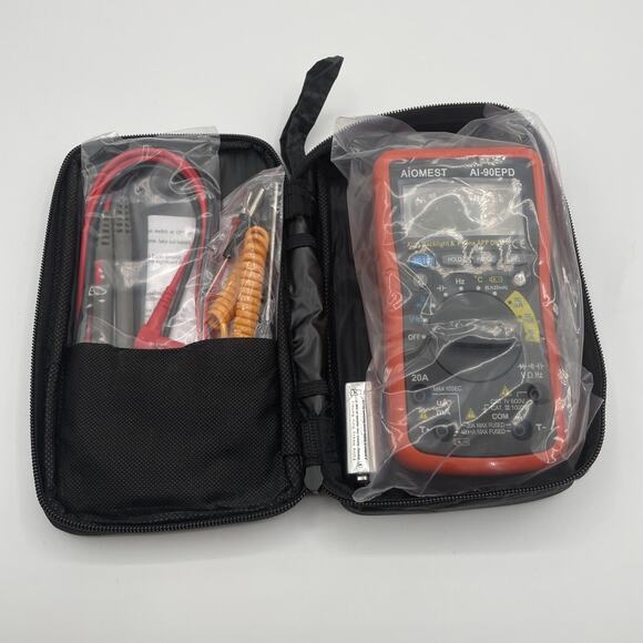 AIMOEST Digital Multimeter - BT-90EPD Auto Ranging Multi-Tester 4000 Count - Picture 3 of 3